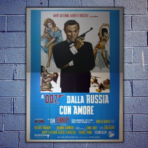 Original Movie Posters James Bond 007 From Russia 140 x 200 CM