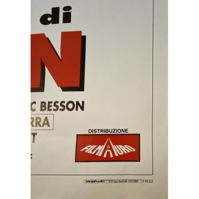 Poster Manifesto Originale 2F Leon, Luc Besson 1994 100X140 CM