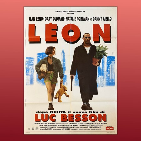 Poster Manifesto Originale 2F Leon, Luc Besson 1994 100X140 CM