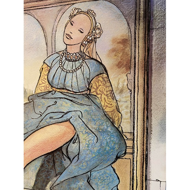 Poster Originale Milo Manara Edizioni Del Grifo 1985 - 67X98,5 CM