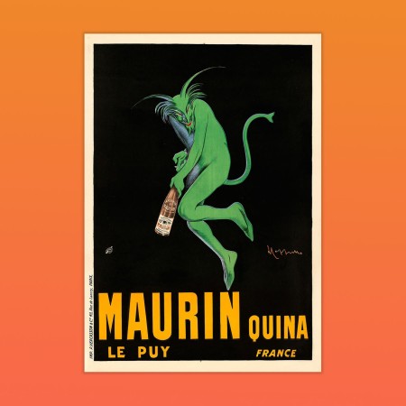 Poster Maurin Quina, Stampa Vintage - Leonetto Cappiello - 70X100 CM