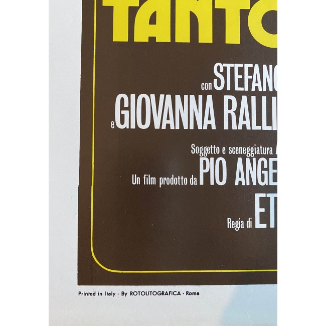Poster Locandina C'eravamo Tanto Amati 1974 Manfredi, Gasman, Sandrelli 33X70 CM