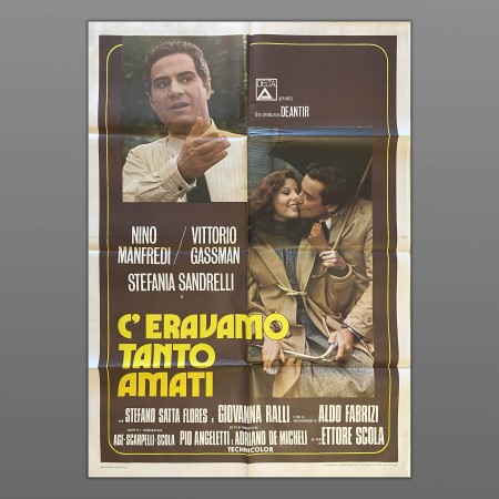 Manifesto 2F C'Eravamo Tanto Amati 1974 Sandrelli Manfredi Gasman