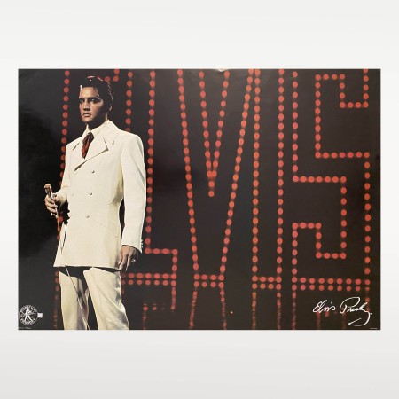 Poster Originale Vintage Elvis Presley 85X61 CM 1985