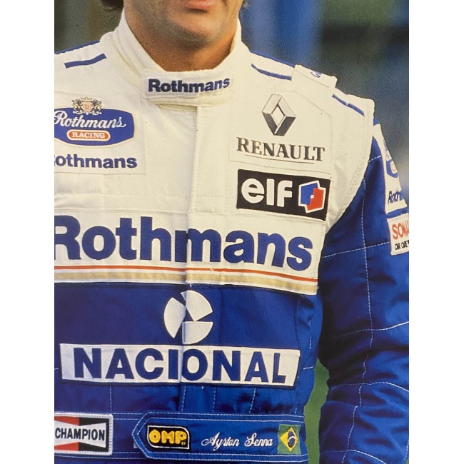 Poster Vintage Ayrton Senna Formula 1 Uno Renault 1994 67X94 CM