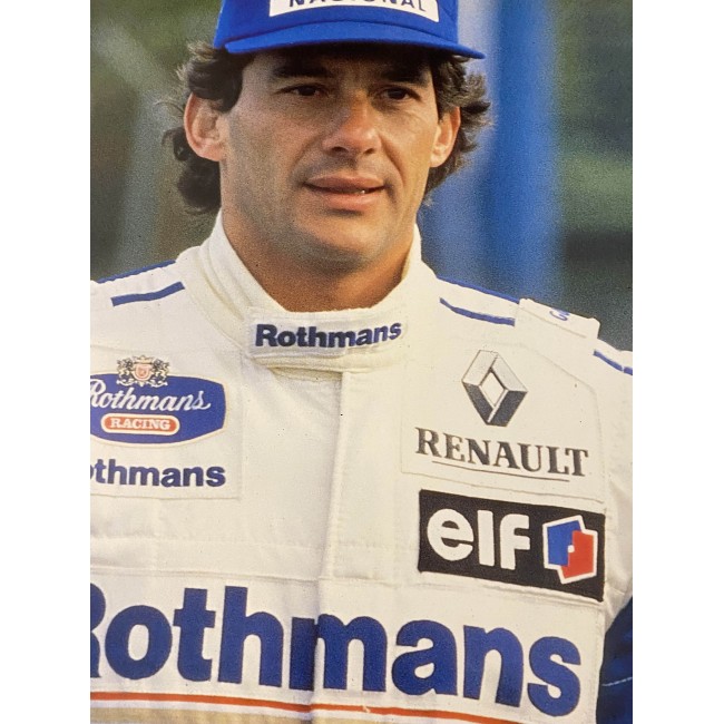 Poster Vintage Ayrton Senna Formula 1 Uno Renault 1994 67X94 CM