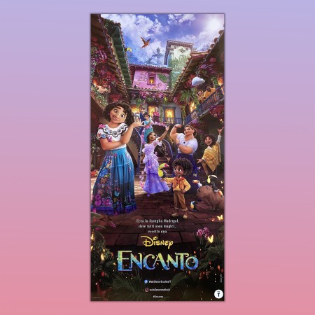 Locandina Originale Encanto 2021 WALT DISNEY  33X70 CM