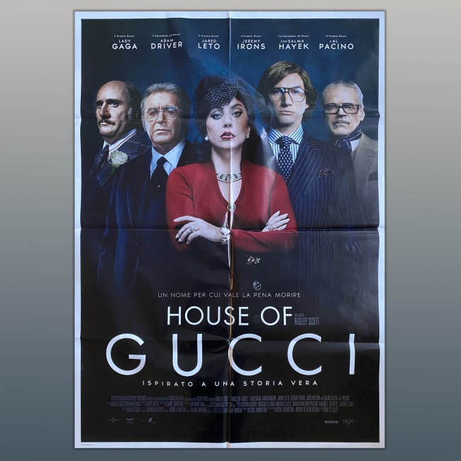 Poster Manifesto 2F Originale House Of Gucci, Lady Gaga, Al Pacino, Adam Driver