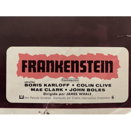 Poster Fotobusta Originale Frankenstein , James Whale, Boris Karloff
