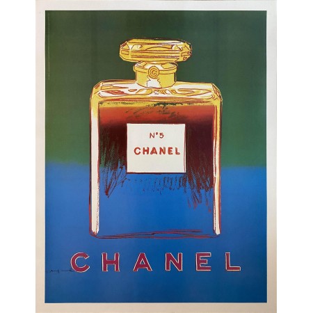 Poster Manifesto Originale Chanel N.5 Andy Warhol 1997 Telato