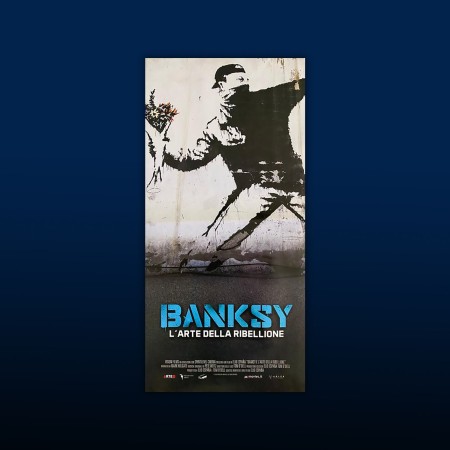 Poster Cinema Locandina Originale Banksy L'arte Della Ribellione 33X70 CM