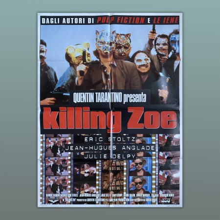 Poster Manifesto 2F Killing Zoe ,1994, Roger Avary - 100x140 CM