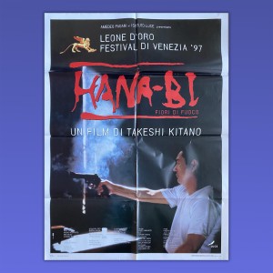 Poster Manifesto 2F Hana Bi 1997 Takeshi Kitano 100X140 CM