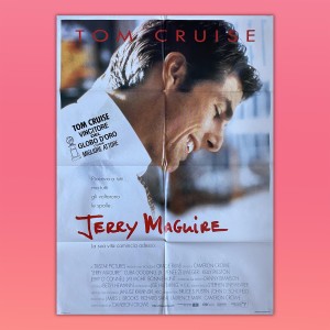 Poster Manifesto 2F Jerry Maguire Tom Cuise  1996 100X140 CM