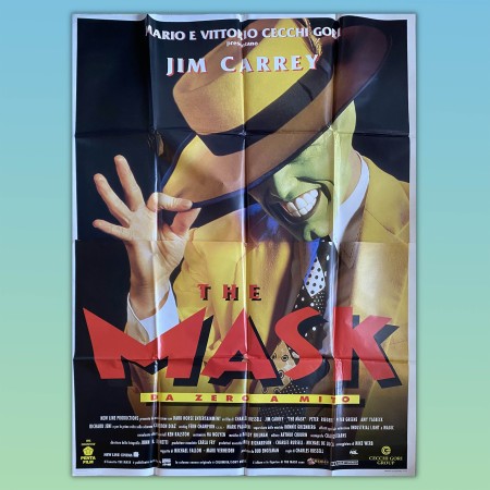 Poster Manifesto 4F The Mask Jim Carrey Cameron Diaz 1994