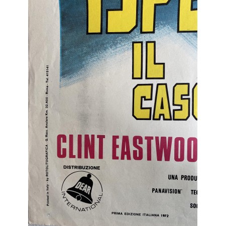 Poster Manifesto Dirty Harry - Ispettore Callaghan: Il caso Scorpio è tuo!