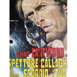 Poster Manifesto Dirty Harry - Ispettore Callaghan: Il caso Scorpio è tuo! 2