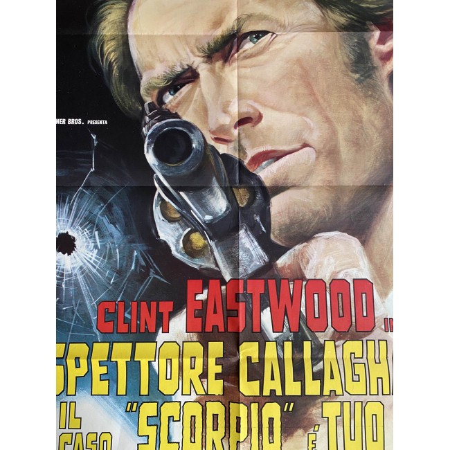 Poster Manifesto Dirty Harry - Ispettore Callaghan: Il caso Scorpio è tuo!