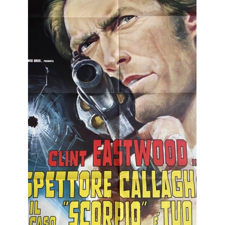 Poster Manifesto Dirty Harry - Ispettore Callaghan: Il caso Scorpio è tuo!