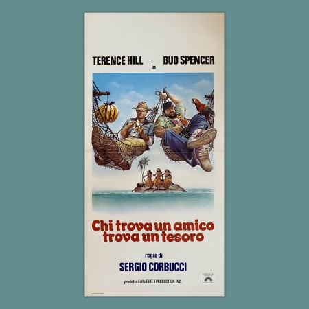 Locandina Chi Trova Un Amico Trova Un Tesoro Bud Spencer Terence Hill