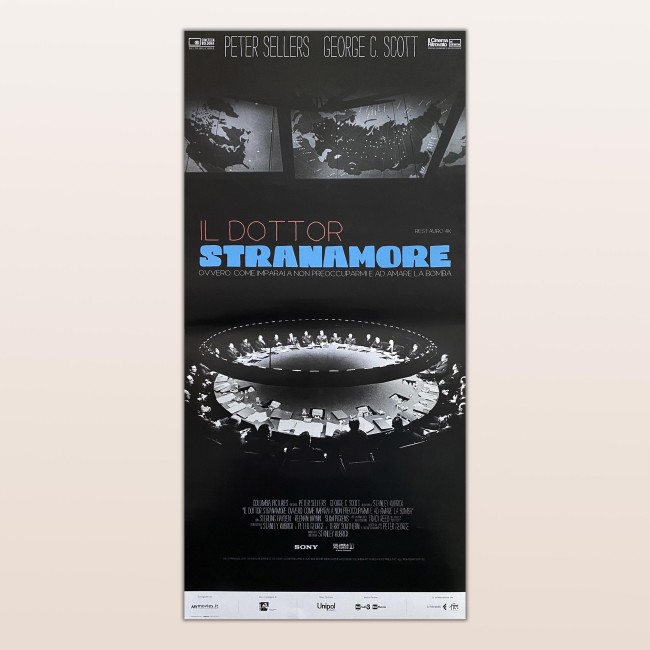 Dottor Stranamore Locandina Stanley Kubrick 33X70 CM