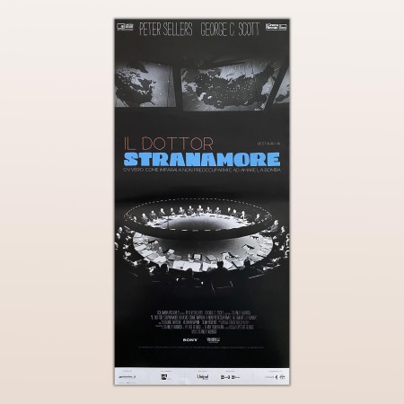 Dottor Stranamore Locandina Stanley Kubrick 33X70 CM