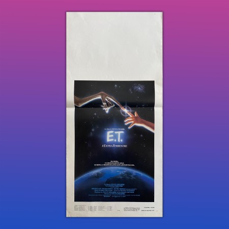 Locandina Originale ET L'Extraterrestre Steven Spielberg 1982 33X70 CM