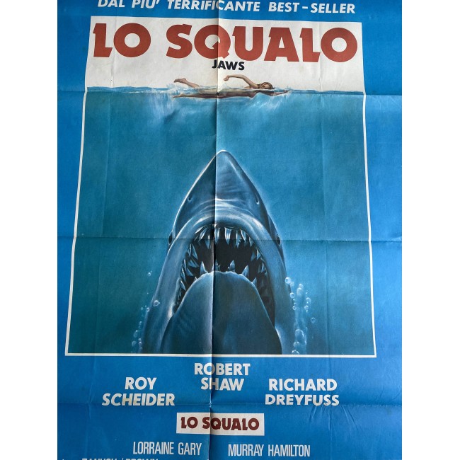 Original Movie Posters Jaws 100x140 CM - Steven Spielberg
