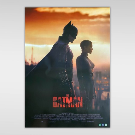 Locandina Poster Cinematografico Originale The Batman Matt Reevesn 2021 Robert Pattinson 