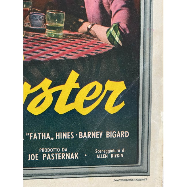 Locandina Originale La Donna Del Gangster 1951 The Strip