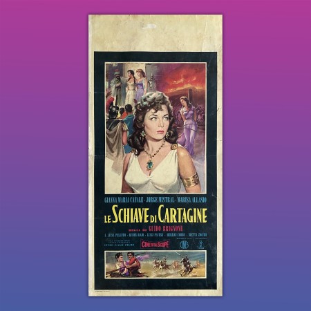 Locandina Le Schiave Di Cartagine - Guido Brignone - 1956