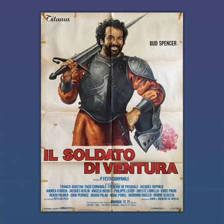 Manifesto 2F Soldato Di Ventura - Bud Spencer - 1976