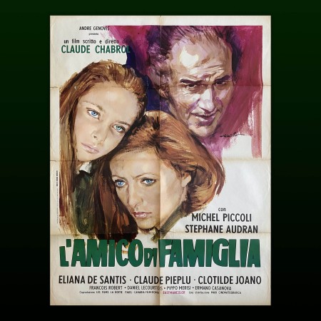 Manifesto 2F L'Amico Di Famiglia - Claude Chabrol - 1973