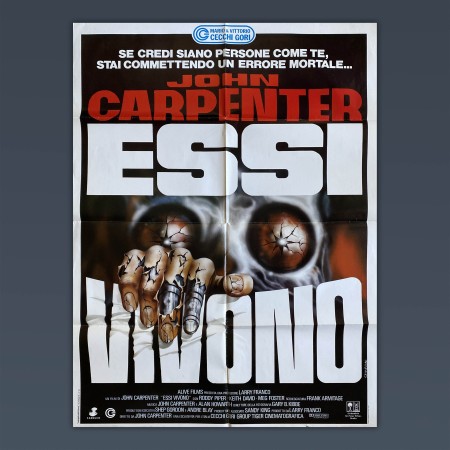 Poster Manifesto 2F Essi Vivono - They Live - 1988