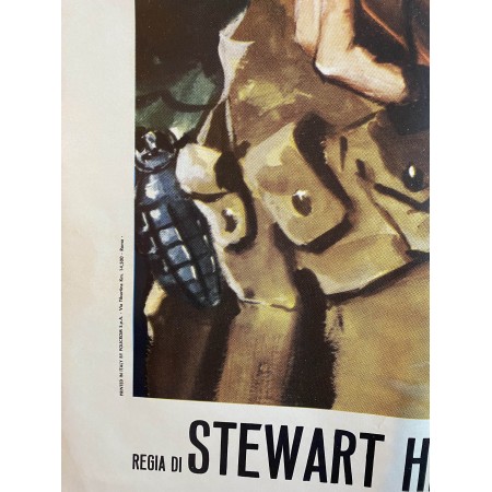 Missione Suicidio Manifesto 4F Beachhead - Tony Curtis - 1954