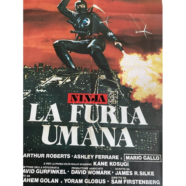 Manifesto Ninja La Furia Umana 1984 - Revenge of the Ninja