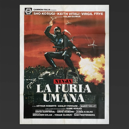 Manifesto Ninja La Furia Umana 1984 - Revenge of the Ninja
