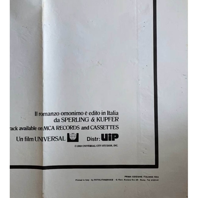 Manifesto 4F Scarface - 1983 - Al Pacino, Brian De Palma