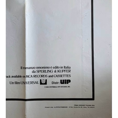 Manifesto 4F Scarface - 1983 - Al Pacino, Brian De Palma