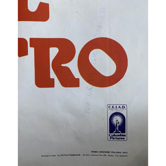 Manifesto 4F Non C'è Due Senza Quattro 1984 Bud Spencer Terence Hill