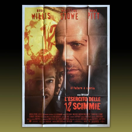 Manifesto L'Esercito Delle 12 Scimmie Twelve Monkeys Bruce Willies