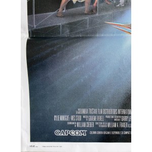 Manifesto 2F Street Fighter Sfida Finale 1994 - Van Damme 2