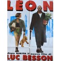 Poster Manifesto 2F Leon - Luc Besson - 1994 - Jean Reno Gary, Natalie Portman