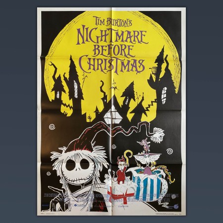 Manifesto 2F Nightmare Before Christmans - 1993 - Tim Burton