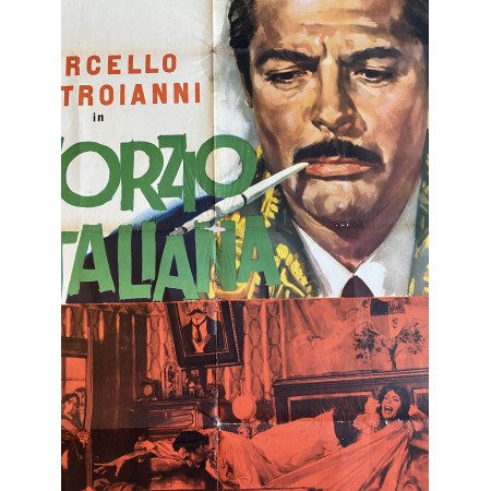 Manifesto 2F Divorzio All'Italiana - 1961 - Marcello Mastroianni, Sophia Loren