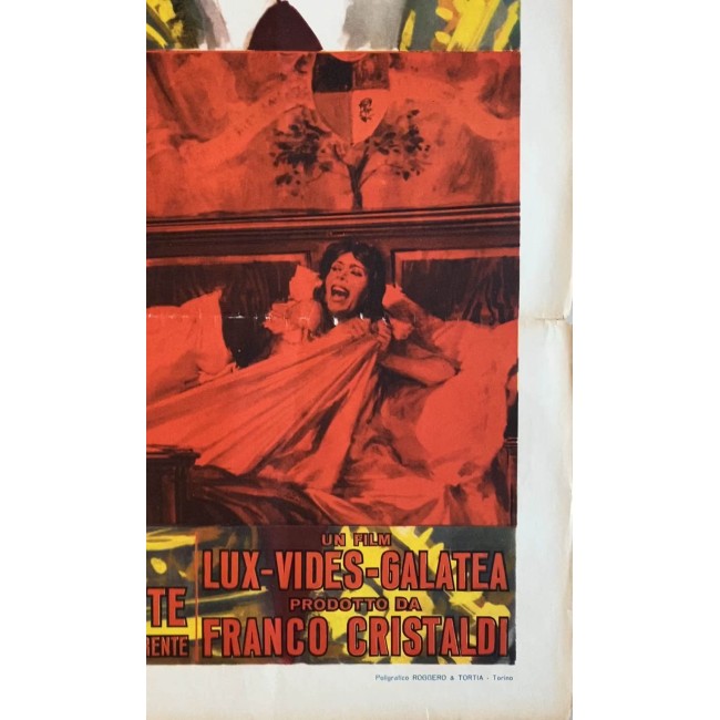 Manifesto 2F Divorzio All'Italiana - 1961 - Marcello Mastroianni, Sophia Loren