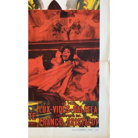 Manifesto 2F Divorzio All'Italiana - 1961 - Marcello Mastroianni, Sophia Loren