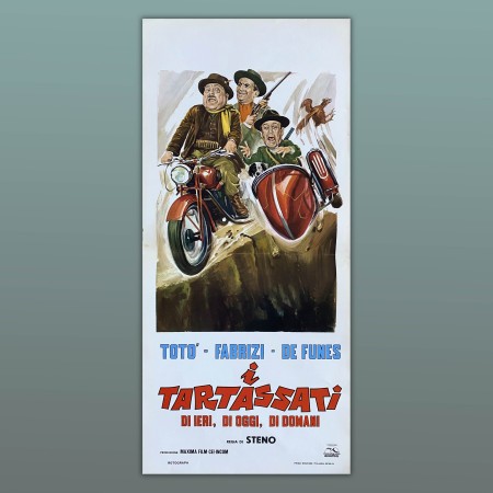 Poster Locandina I Tartassati - Totò, Aldo Fabrizi - 33X70 CM