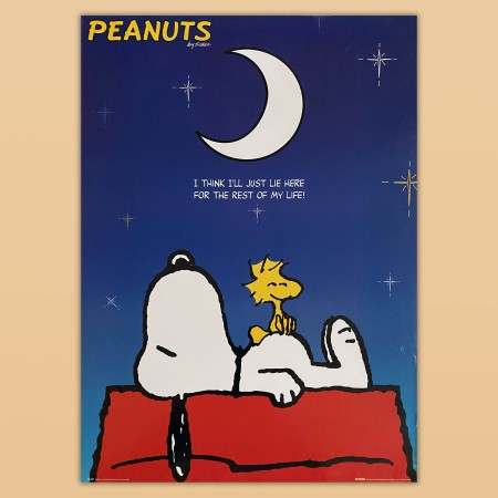 Vintage Poster Snoopy - Peanuts - Schulz - 61X91 CM
