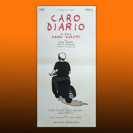 Locandina Caro Diario - Riedizione 2020 - Nanni Moretti - Vespa